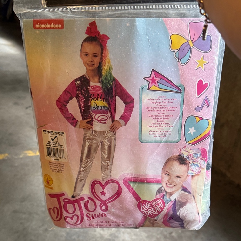 Nickelodeon JoJo Siwa Costume - Pink and Silver